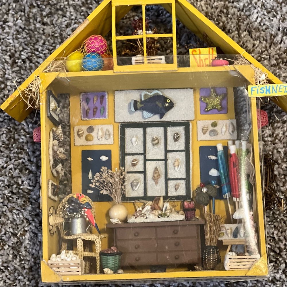 Fishing house decoration